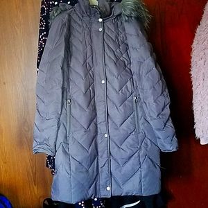 MARC NEW YORK ANDREW MARC STEEL GREY FULL LENGTH WINTER COAT Women's US Sz Small